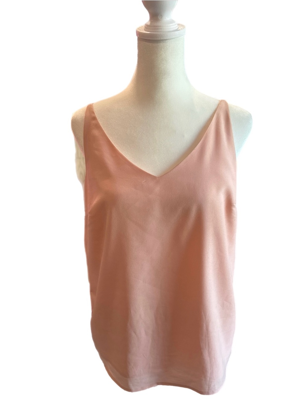 Banana Republic Rose Blush V-Neck Satin Cami